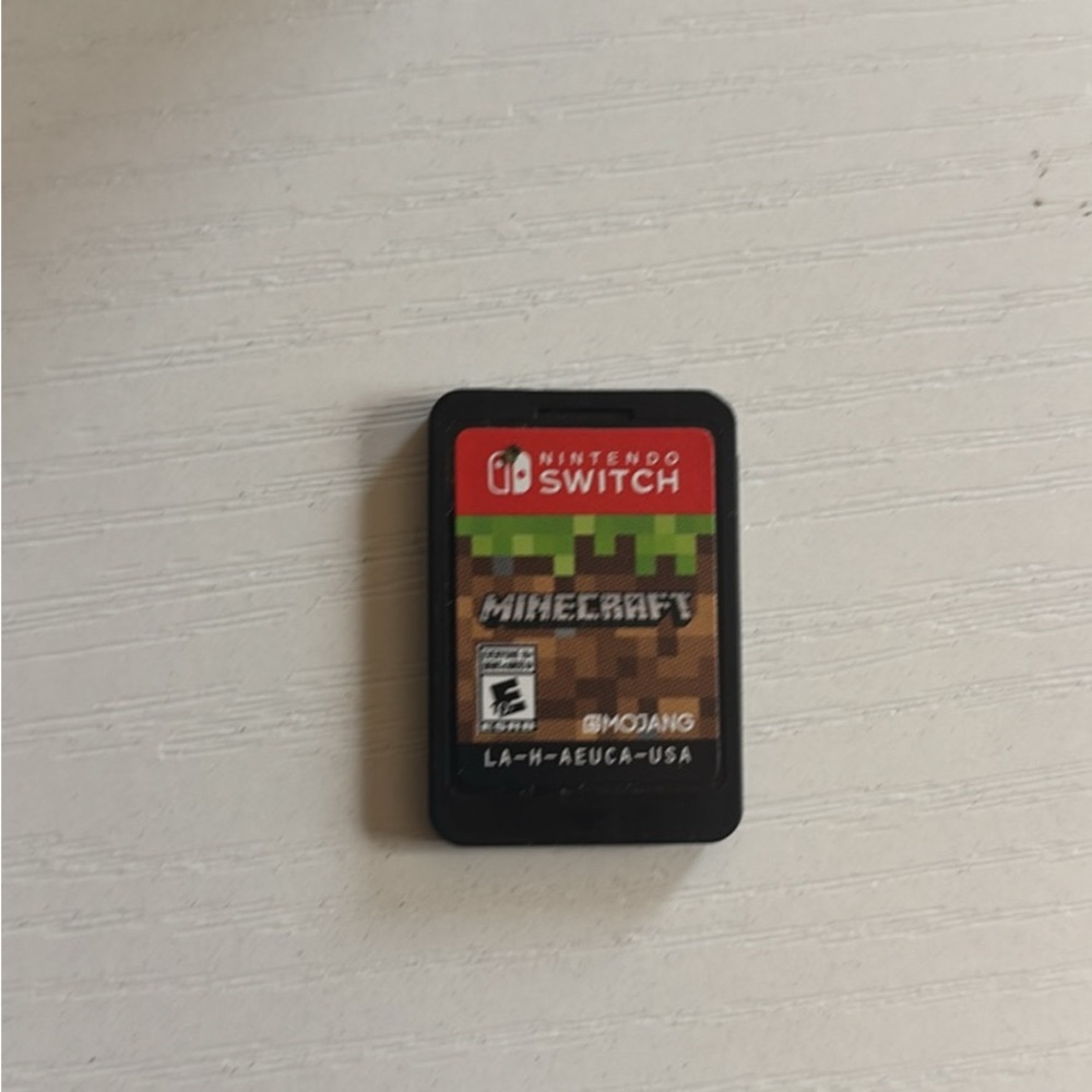 Nintendo Switch animal crossing limited edition with Minecraft game card
